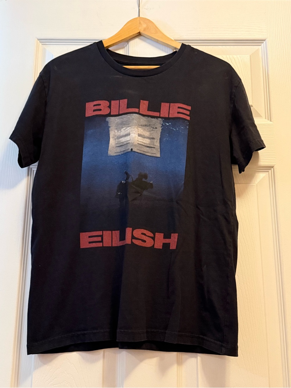 Billie Eilish Black Graphic Short Sleeve Tee - Men's Shirt